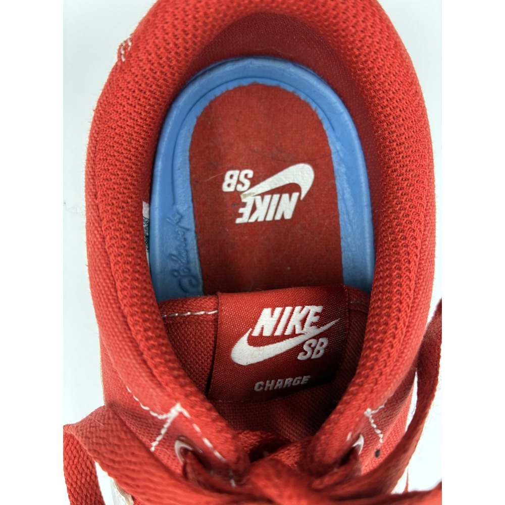 Nike Charge Canvas SB Men's Size 7.5 Mystic Red Causal Shoes CD6279-601 Lace Up - Picture 13 of 16